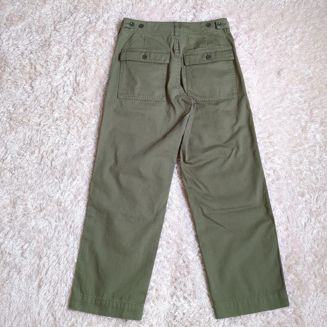 【タグ付き】25SS　ルーズベイカーパンツ　カーキ　サイズ34