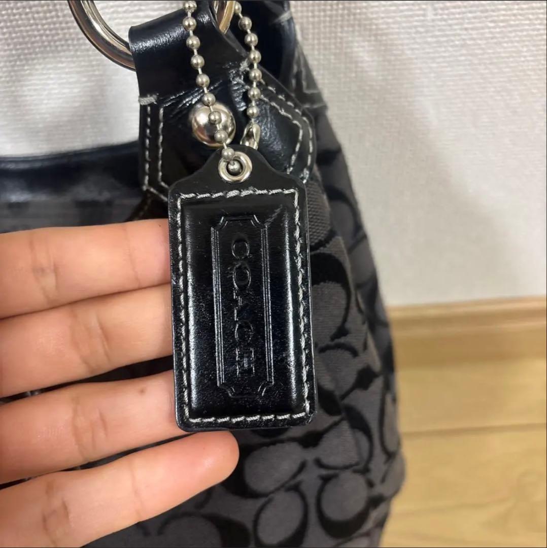 00s 【COACH】 F17094 black tote bag