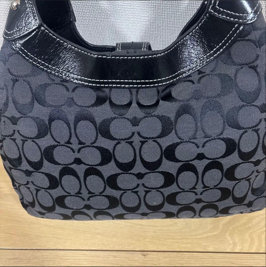 00s 【COACH】 F17094 black tote bag