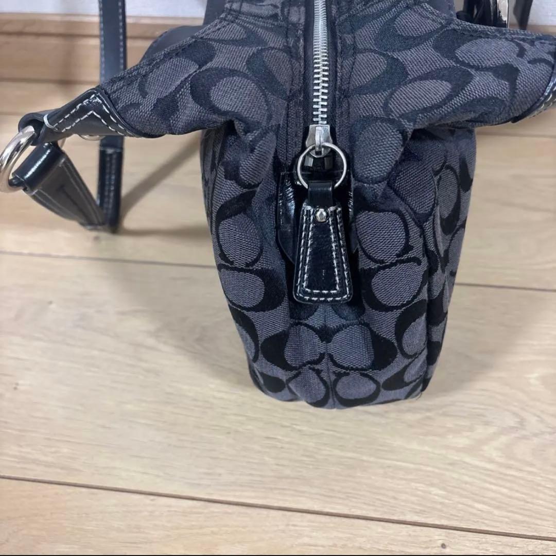 00s 【COACH】 F17094 black tote bag