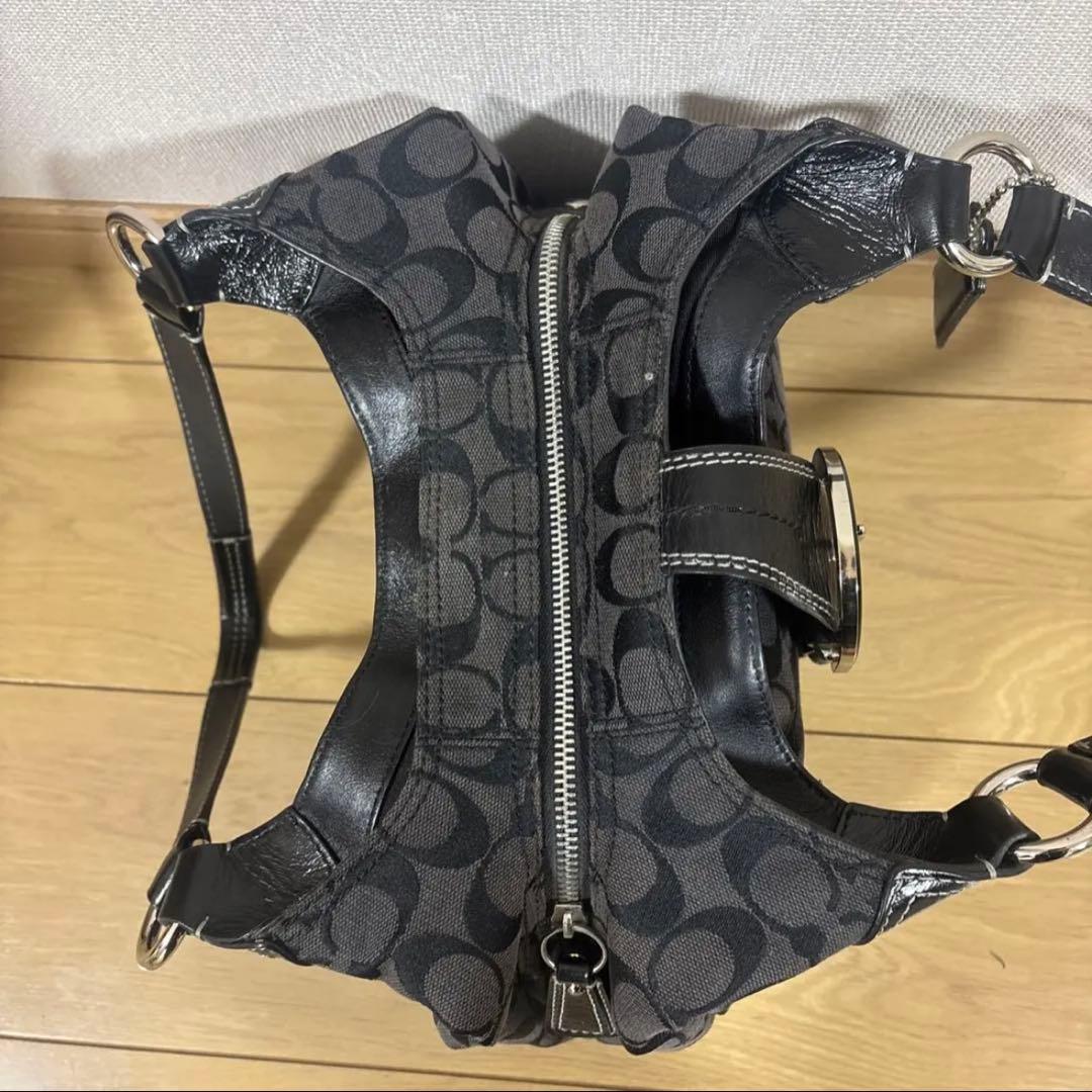 00s 【COACH】 F17094 black tote bag