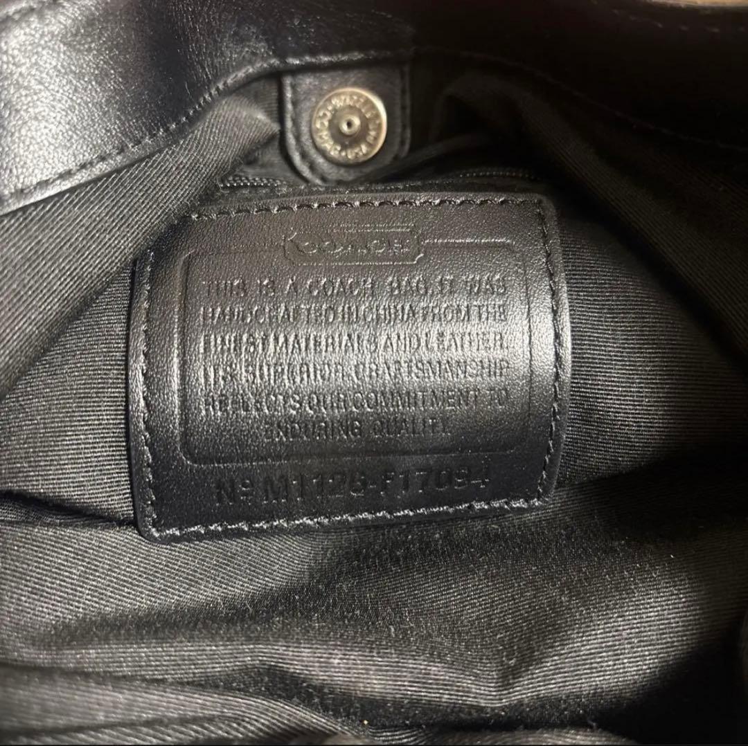 00s 【COACH】 F17094 black tote bag