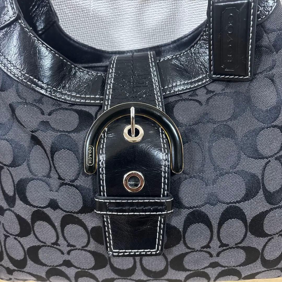 00s 【COACH】 F17094 black tote bag