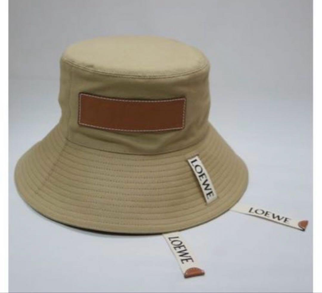 LOEWE バケットハット ベージュ　サイズ５９　正規品