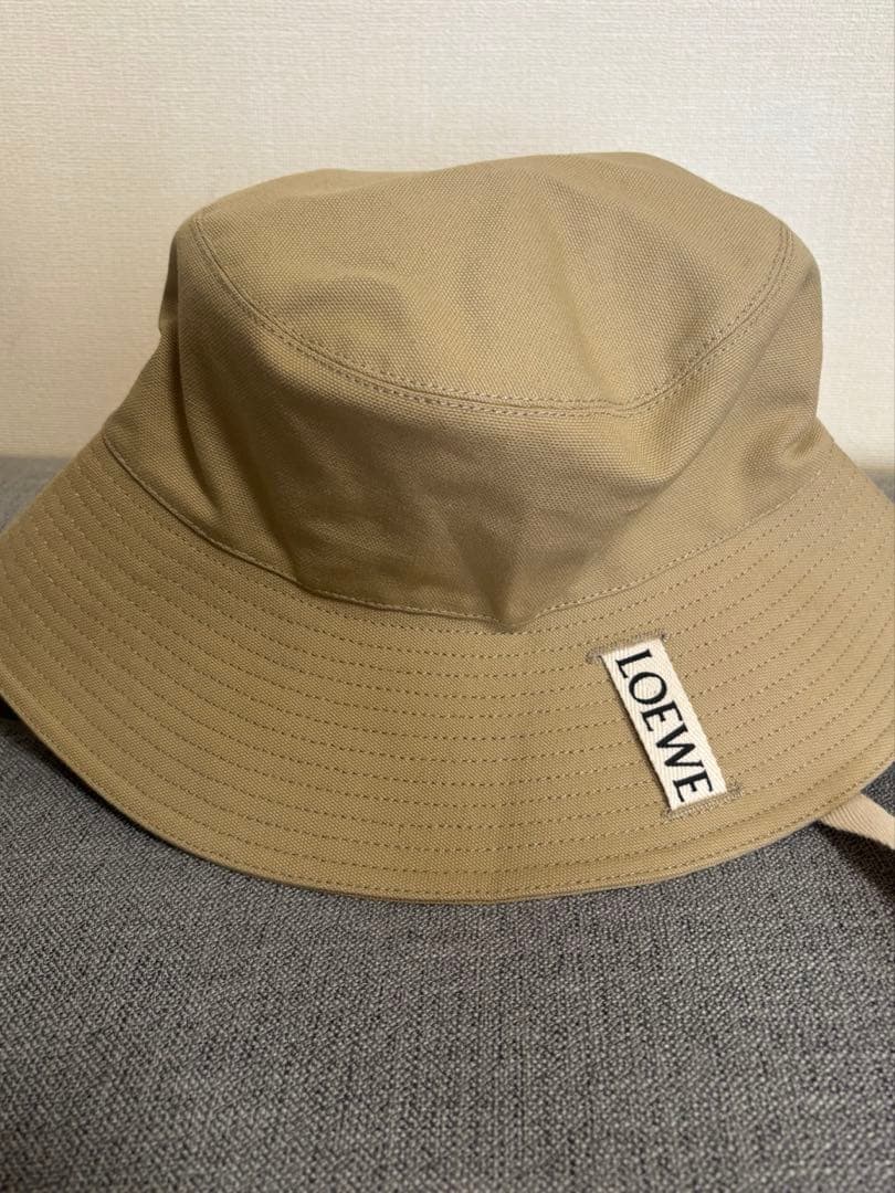 LOEWE バケットハット ベージュ　サイズ５９　正規品