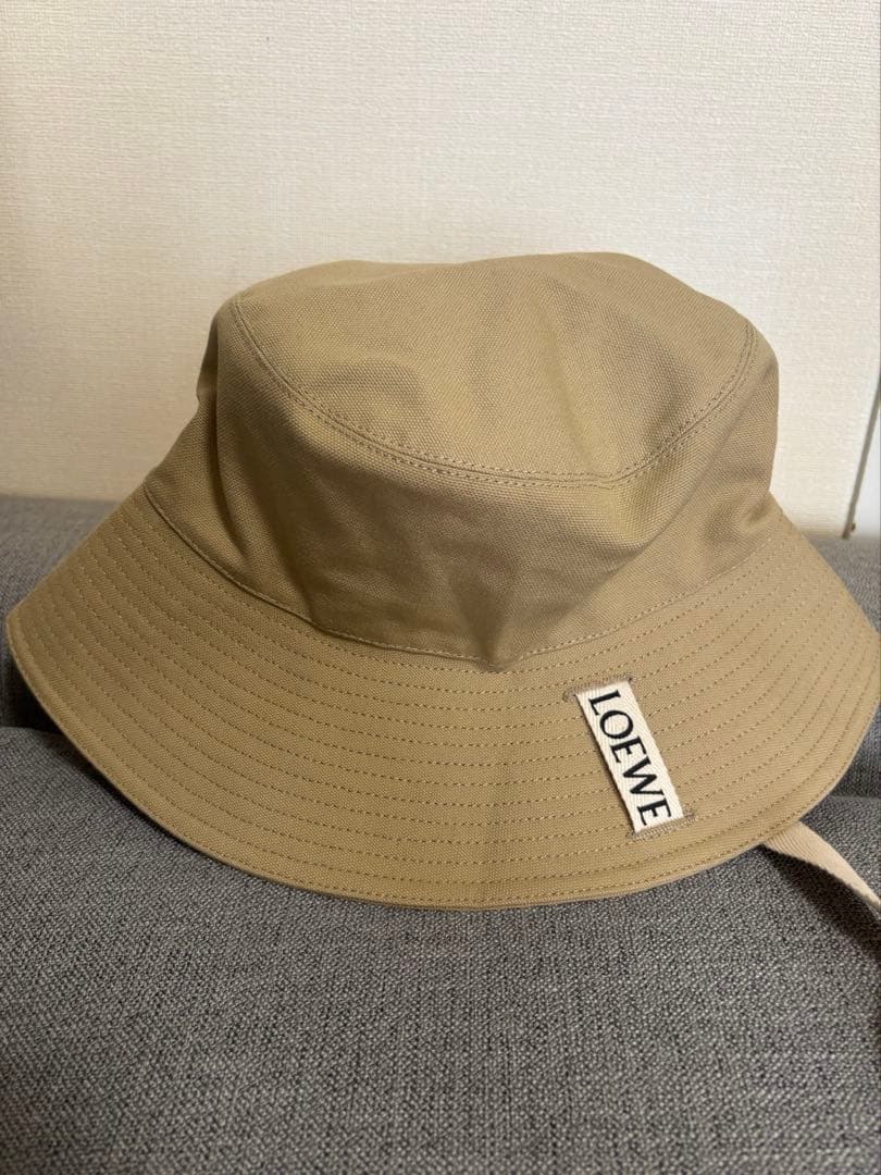 LOEWE バケットハット ベージュ　サイズ５９　正規品