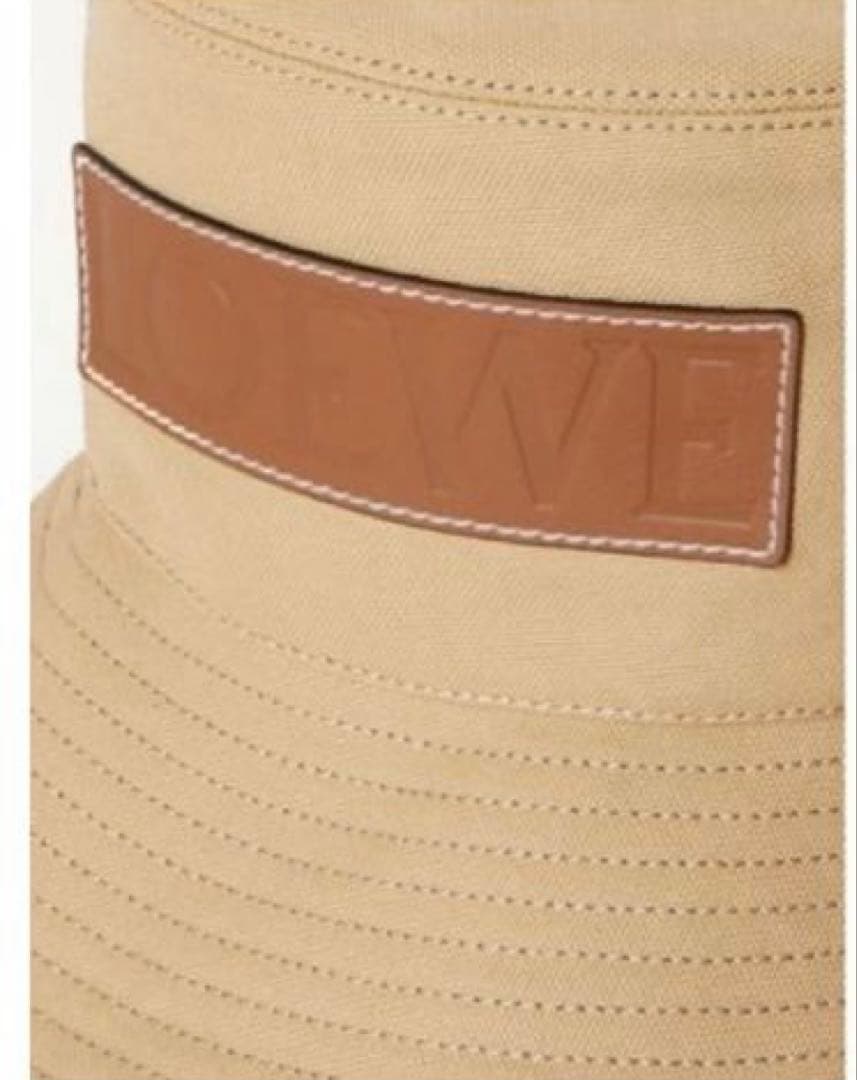 LOEWE バケットハット ベージュ　サイズ５９　正規品
