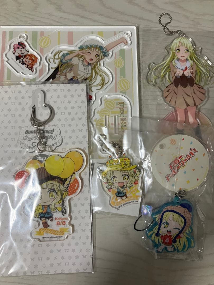 バンドリ 弦巻こころ アクキー アクスタ 缶バッジ まとめ売り