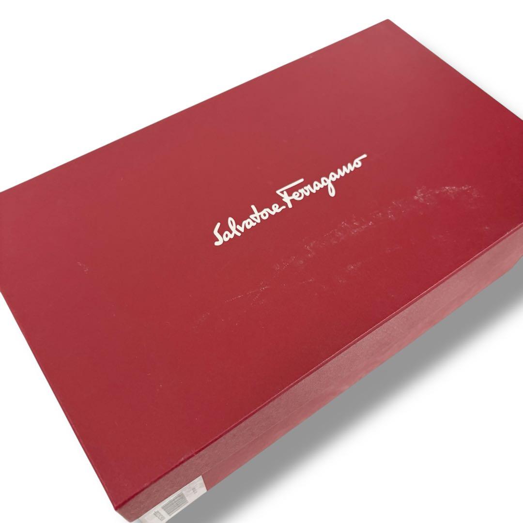 希少サイズ9 Ferragamoフェラガモ バミューダ ラバーシューズ シルバー