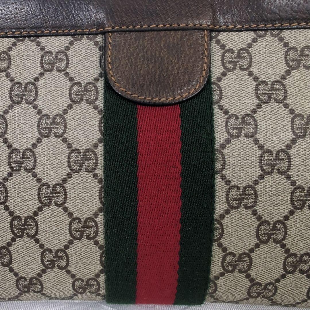【美品】GUCCI グッチ GG柄 シェリー クラッチバッグ ポーチ