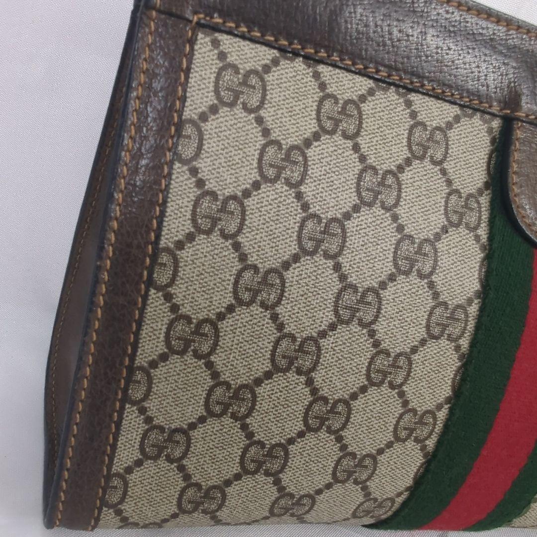 【美品】GUCCI グッチ GG柄 シェリー クラッチバッグ ポーチ