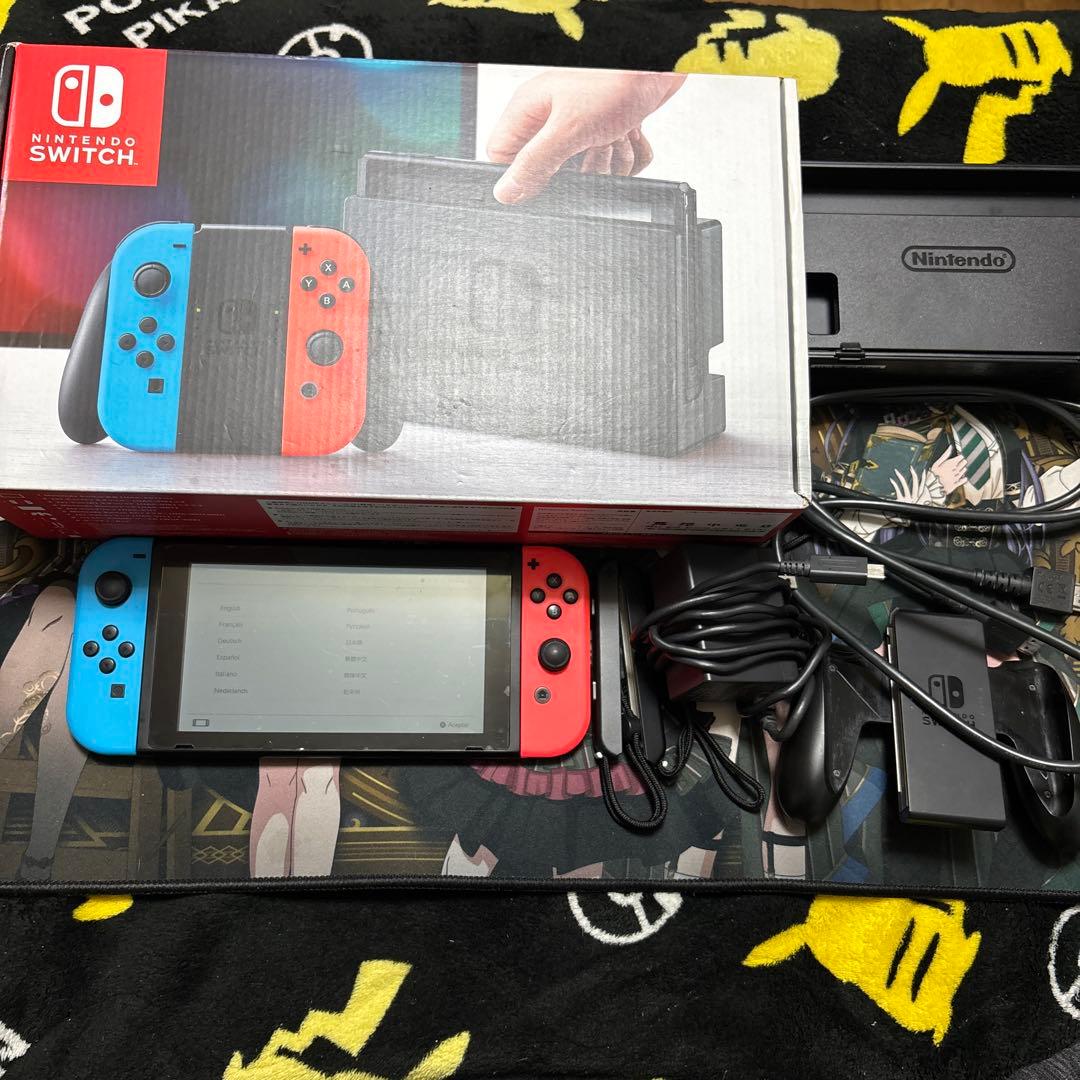 ニンテンドースイッチ本体+256GBSDカード+ハードポーチ