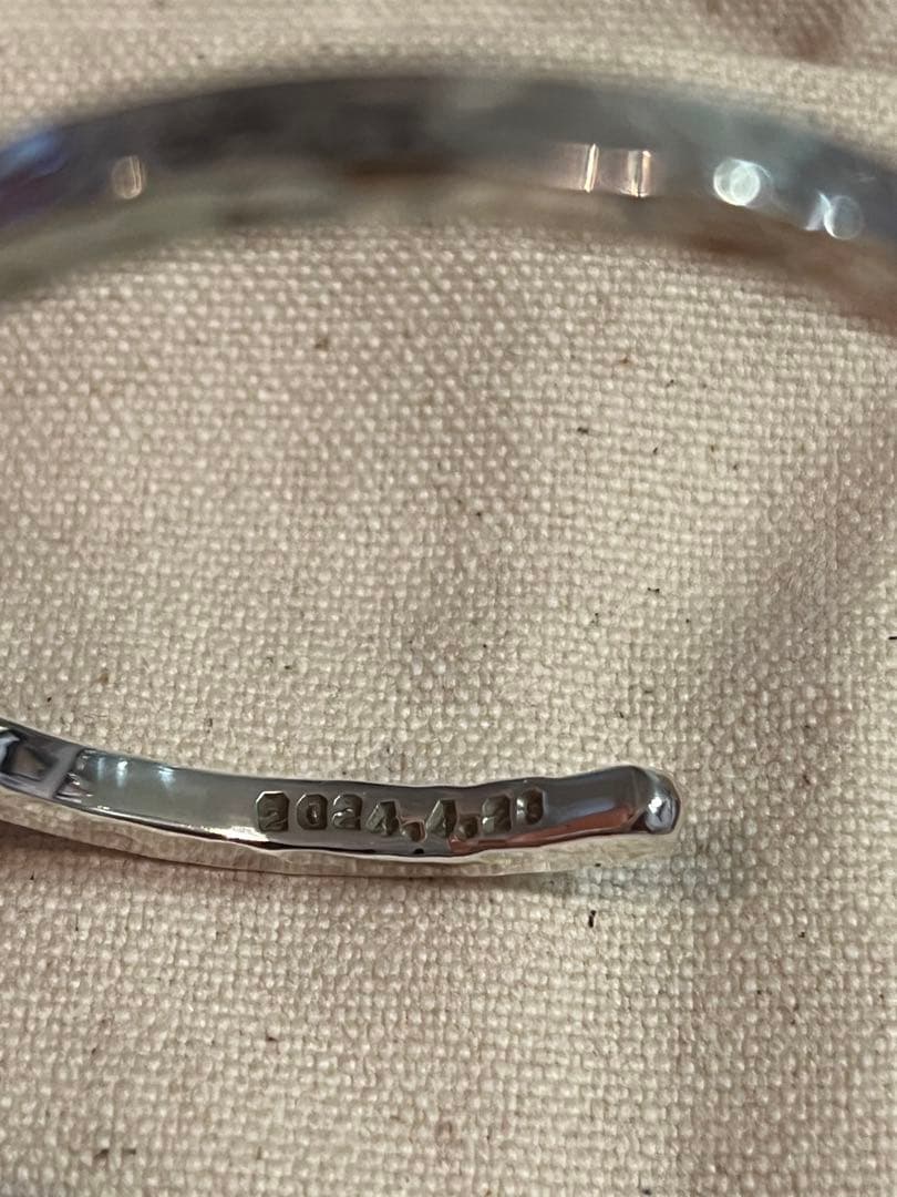 市松　シルバーバングル