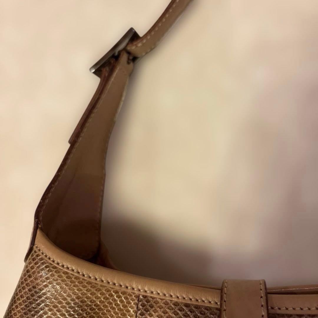 ドカベン　希少Gucci bagリザード　ジャッキー