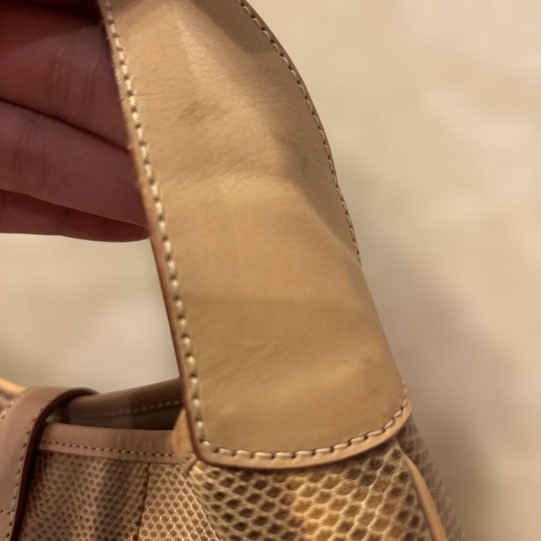 ドカベン　希少Gucci bagリザード　ジャッキー