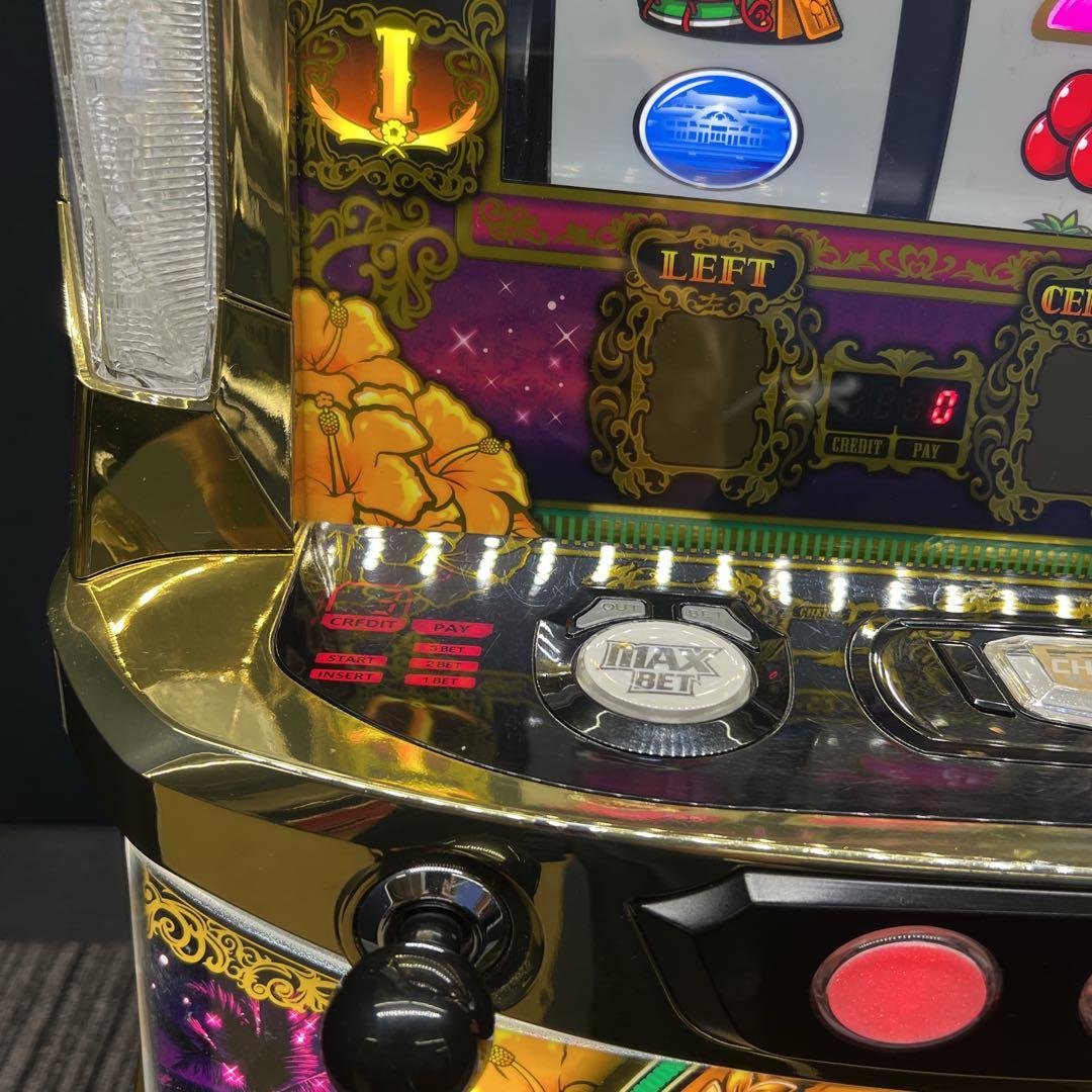 沖ドキゴールド　パチスロ実機　オートプレイ対応不要機付　送料無料