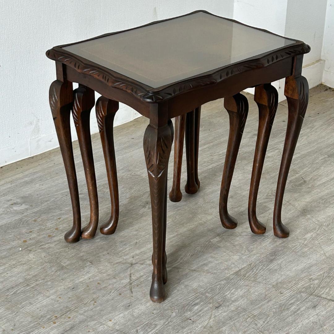 イギリス アンティーク 家具 ネストテーブル 1940年頃 596A