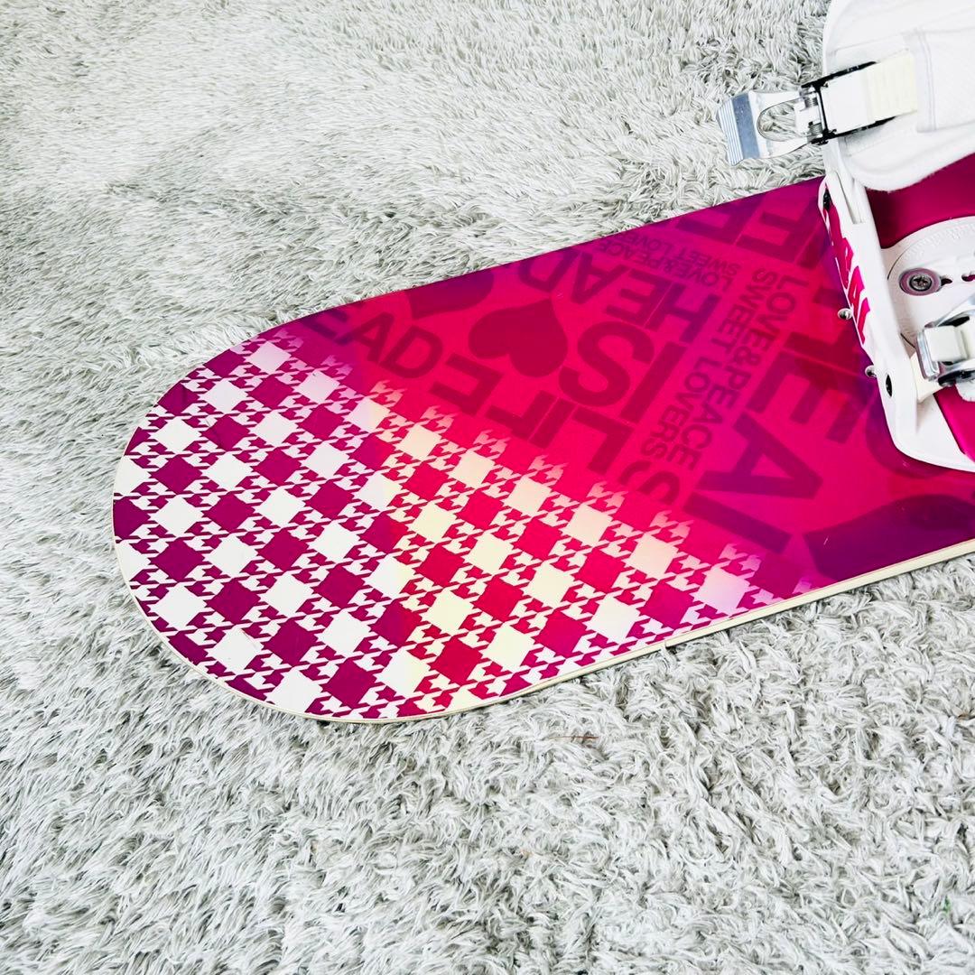 【初心者おすすめ 】HEAD　レディース　スノーボード　セット　146cm