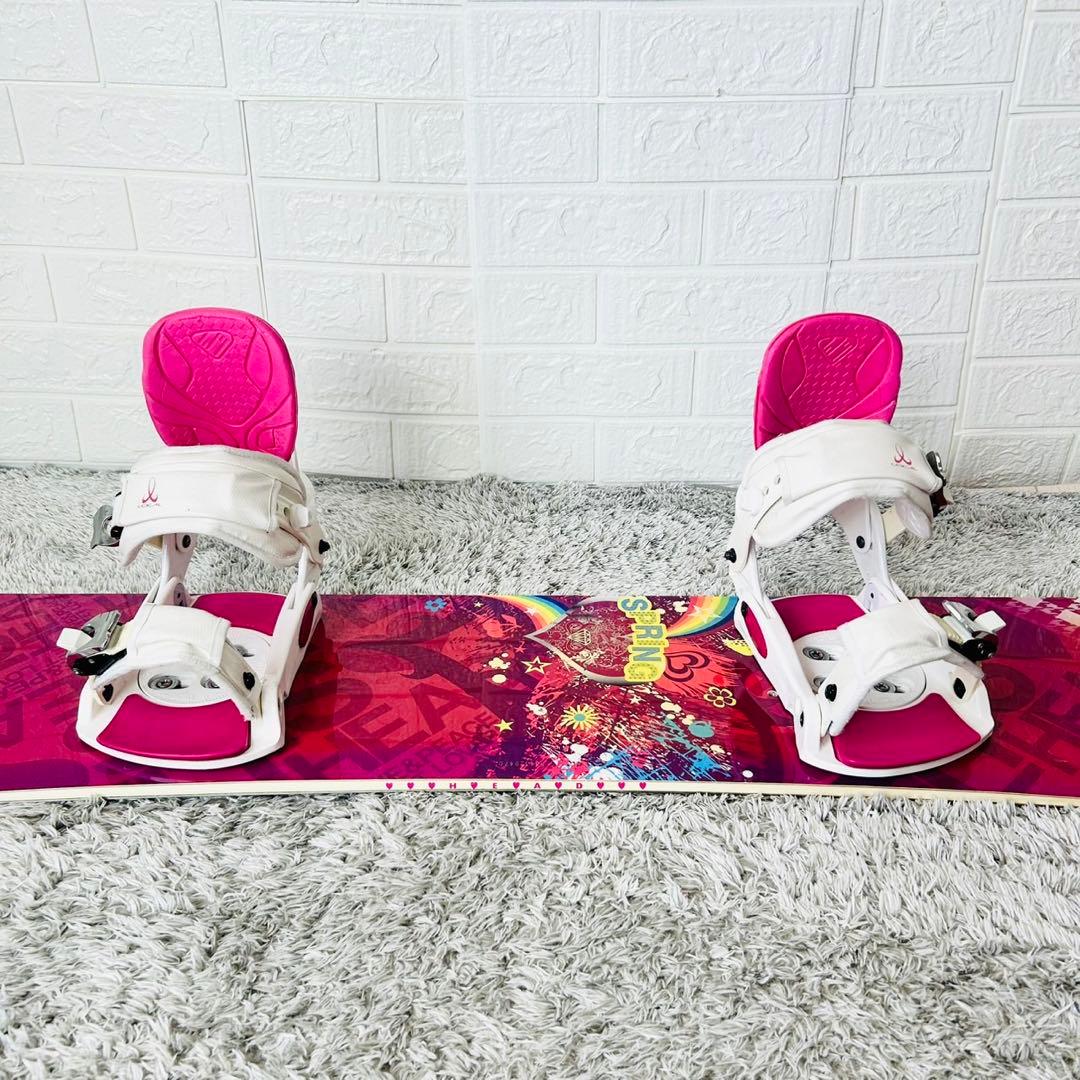 【初心者おすすめ 】HEAD　レディース　スノーボード　セット　146cm