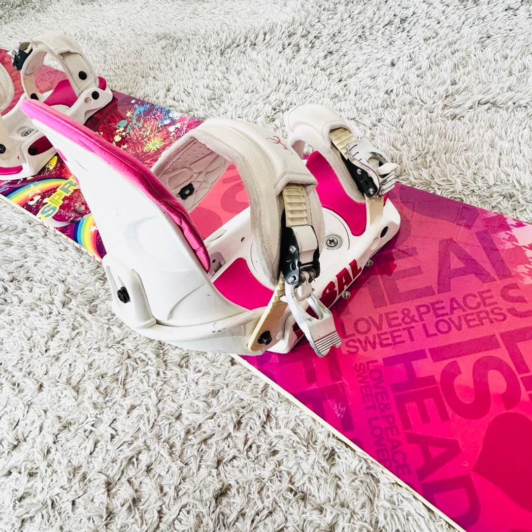 【初心者おすすめ 】HEAD　レディース　スノーボード　セット　146cm