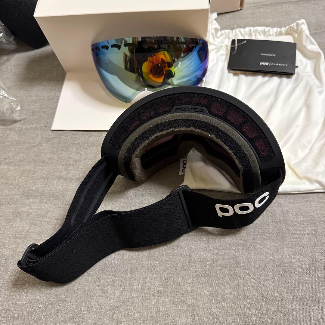 POC ゴーグルFOVEA CLARITY交換レンズ付き