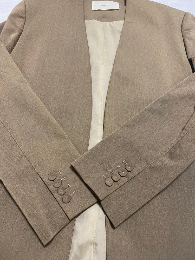 TODAYFUL ヘザーカラーレスジャケット・パンツ、セットアップ