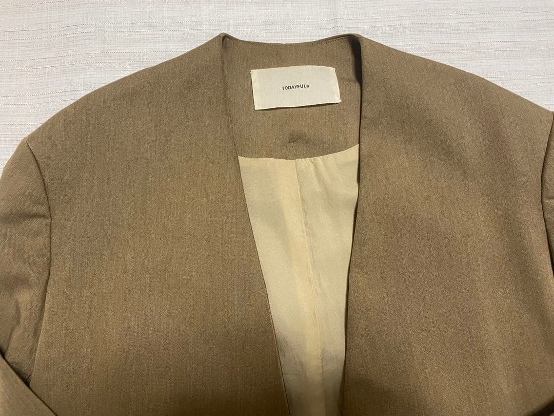 TODAYFUL ヘザーカラーレスジャケット・パンツ、セットアップ