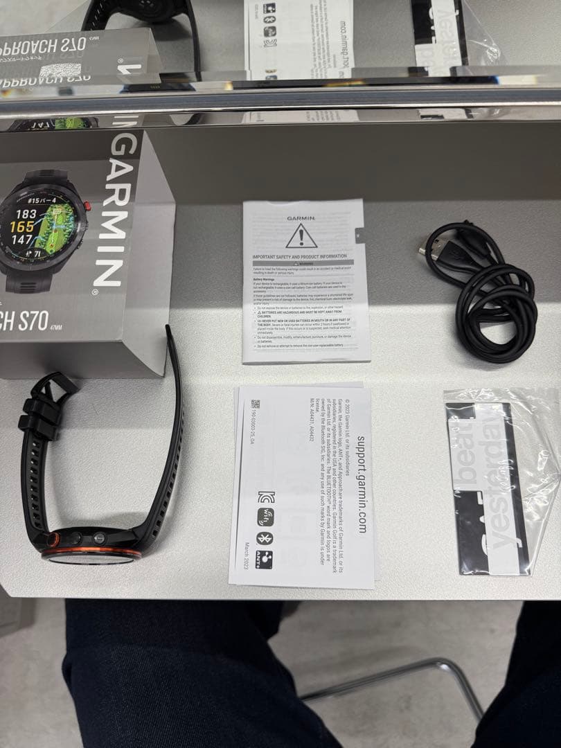 （美品）Garmin Approach S70 GPSナビ 47mm