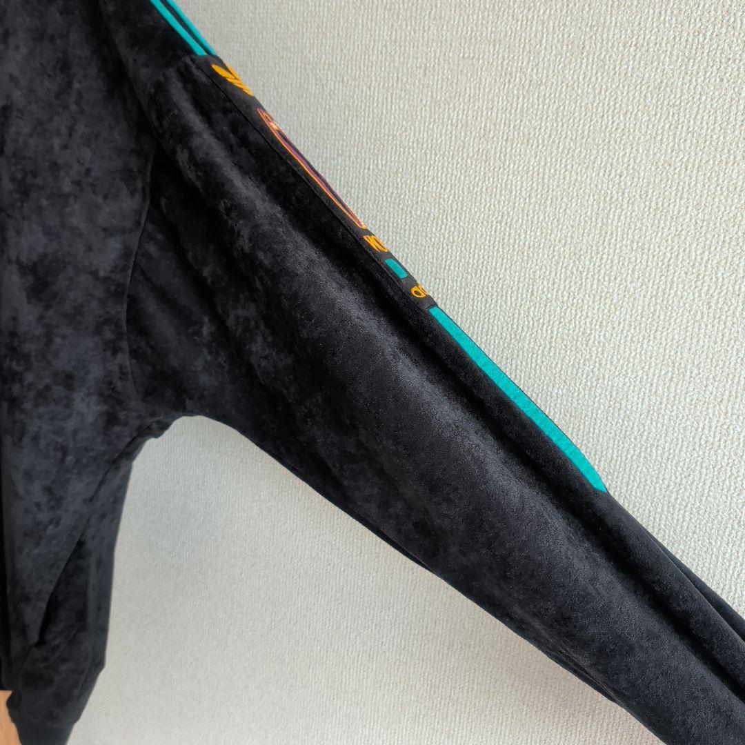 80s アディダス ベロア トラックジャケット ユーロ古着 フランス製