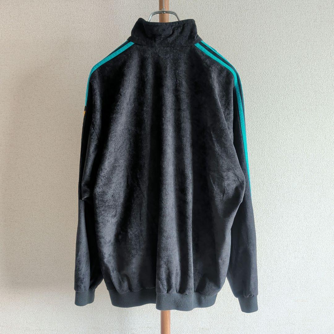 80s アディダス ベロア トラックジャケット ユーロ古着 フランス製