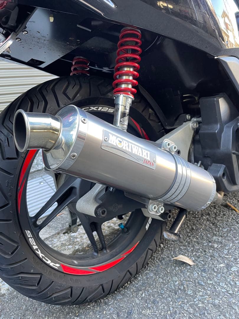 【美品】MORIWAKI JF56 フルエキゾーストマフラー モリワキ