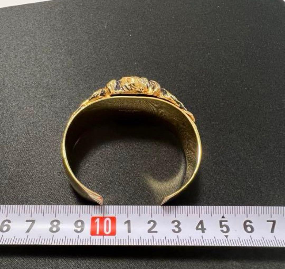 サンローラン　ライオン　バングル　アニマル