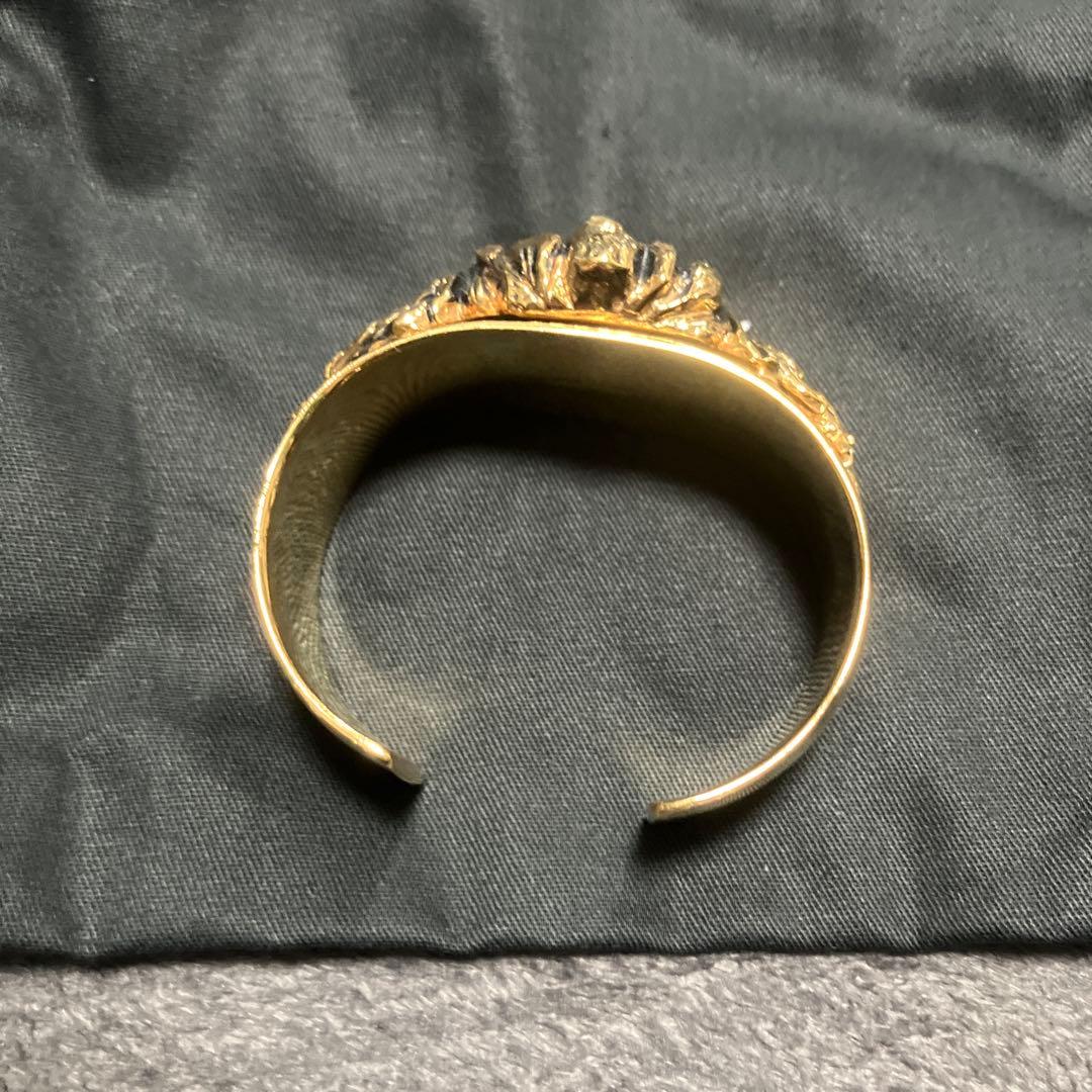 サンローラン　ライオン　バングル　アニマル