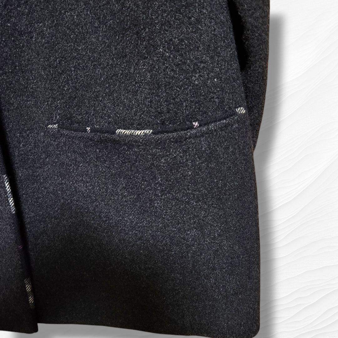 【美品】BURBERRY London ショートコート レディース カシミヤ混