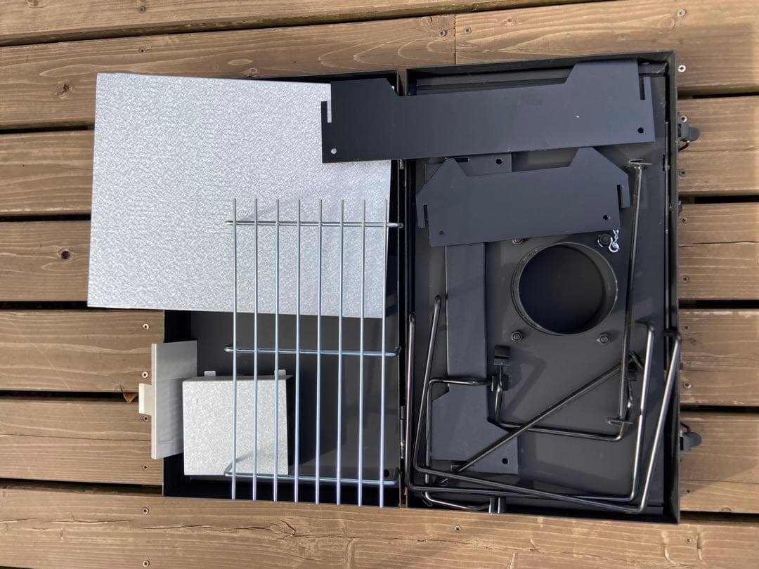 M*9様 【絶盤/未使用/煙突付】 テンマク デザイン iron stove 薪