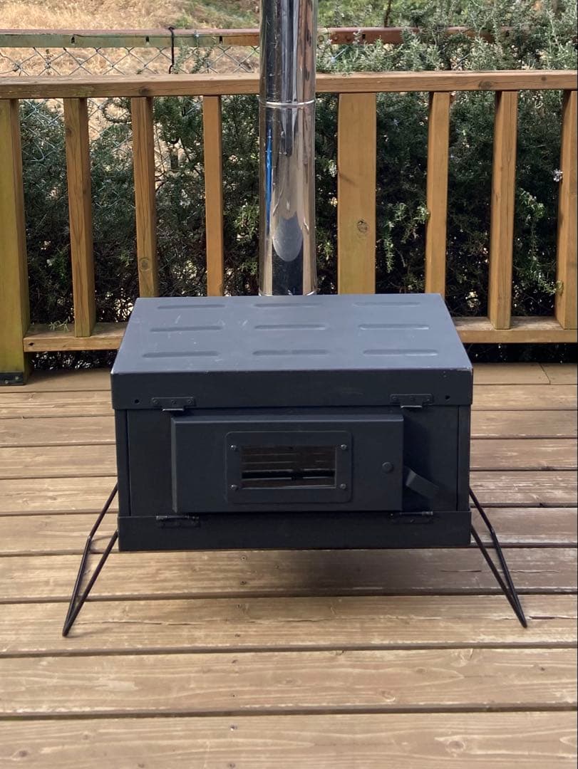 M*9様 【絶盤/未使用/煙突付】 テンマク デザイン iron stove 薪