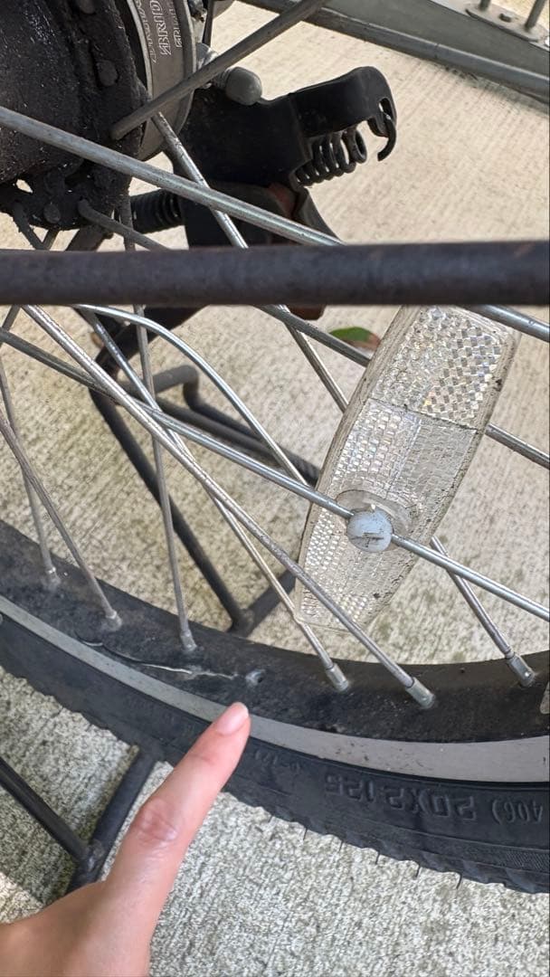 我孫子市　引き取り限定　ビッケ　bikke ３人乗り　電動自転車　不具合有り