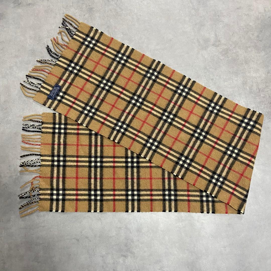 Burberrys バーバリー CASHMERE マフラー ノバチェックCE90