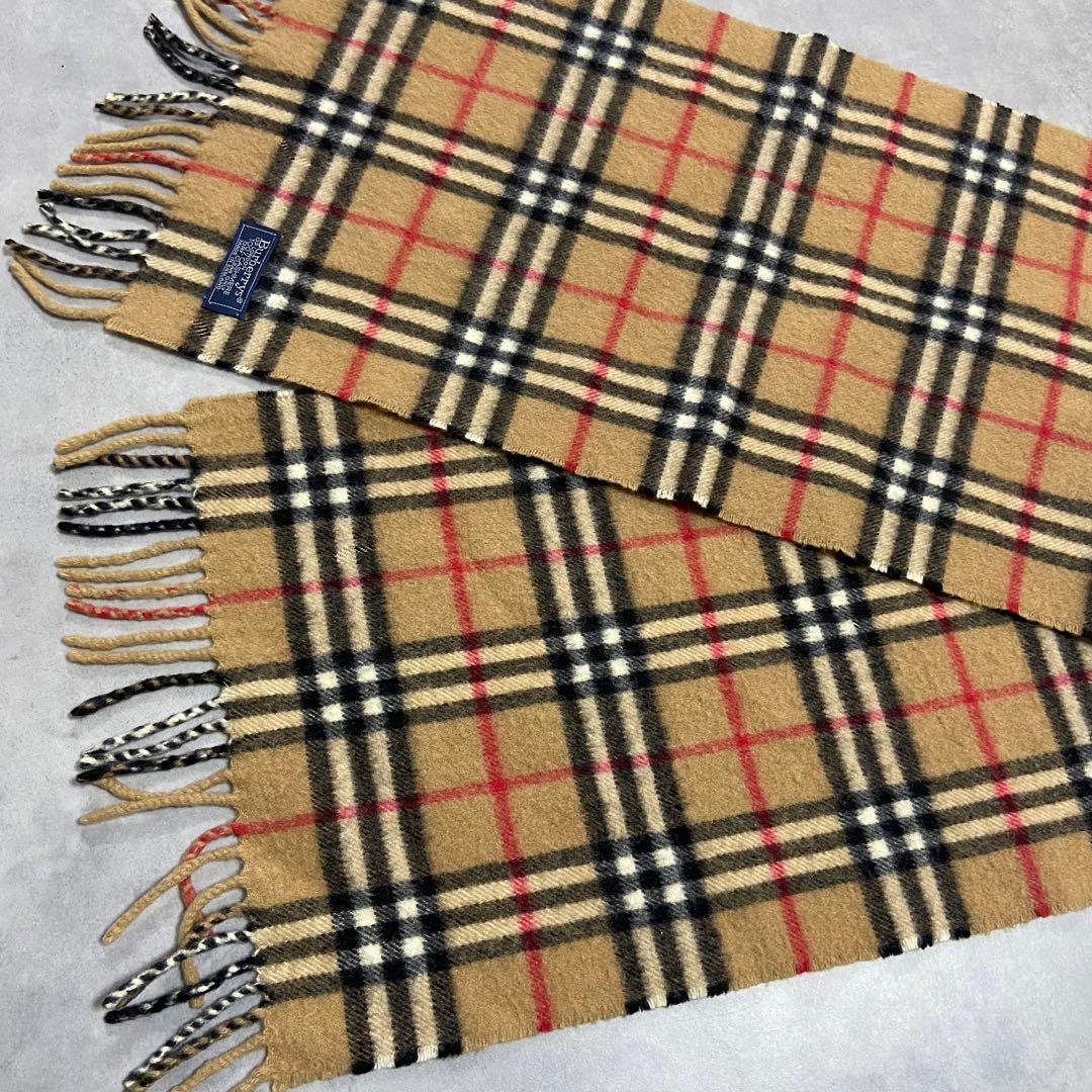 Burberrys バーバリー CASHMERE マフラー ノバチェックCE90