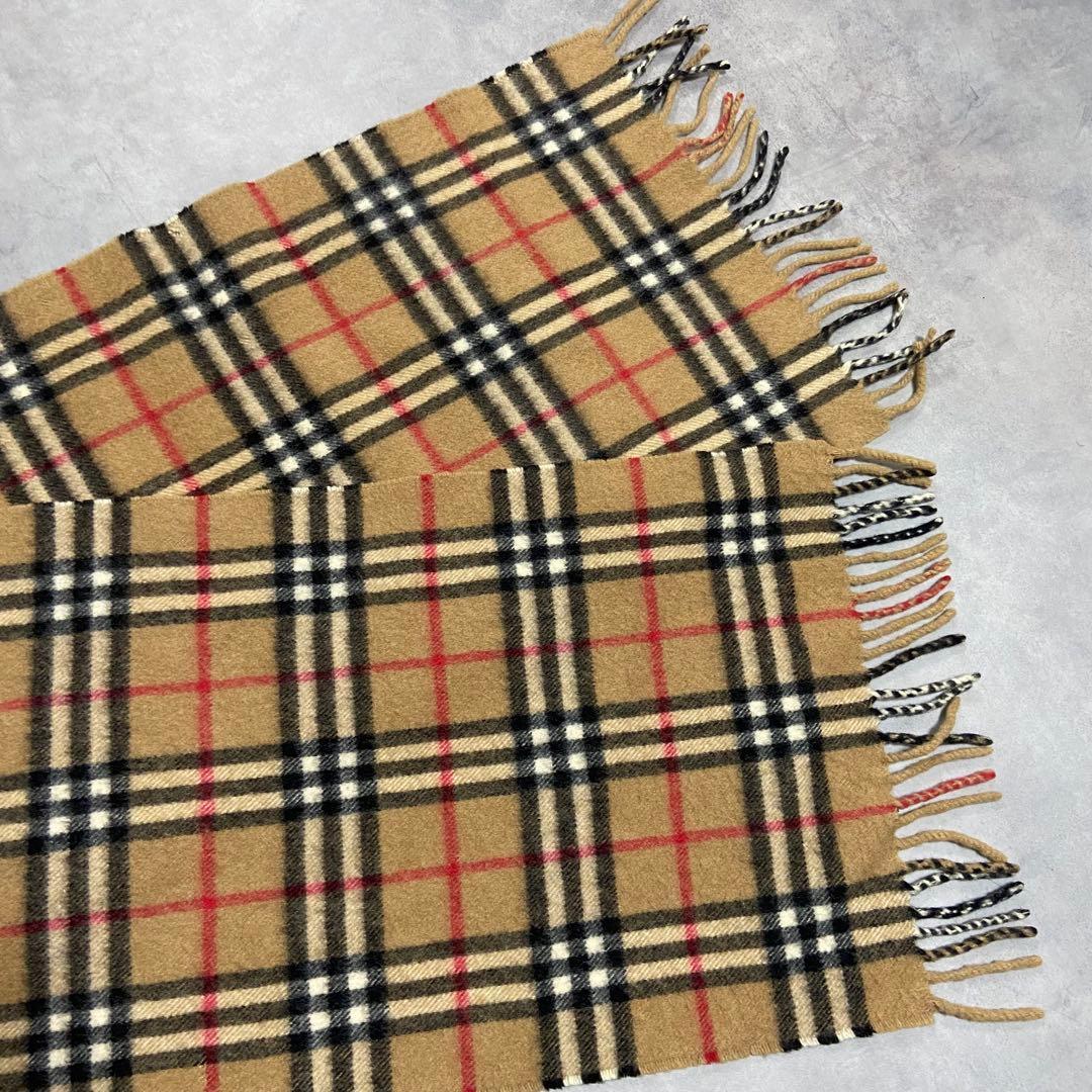 Burberrys バーバリー CASHMERE マフラー ノバチェックCE90