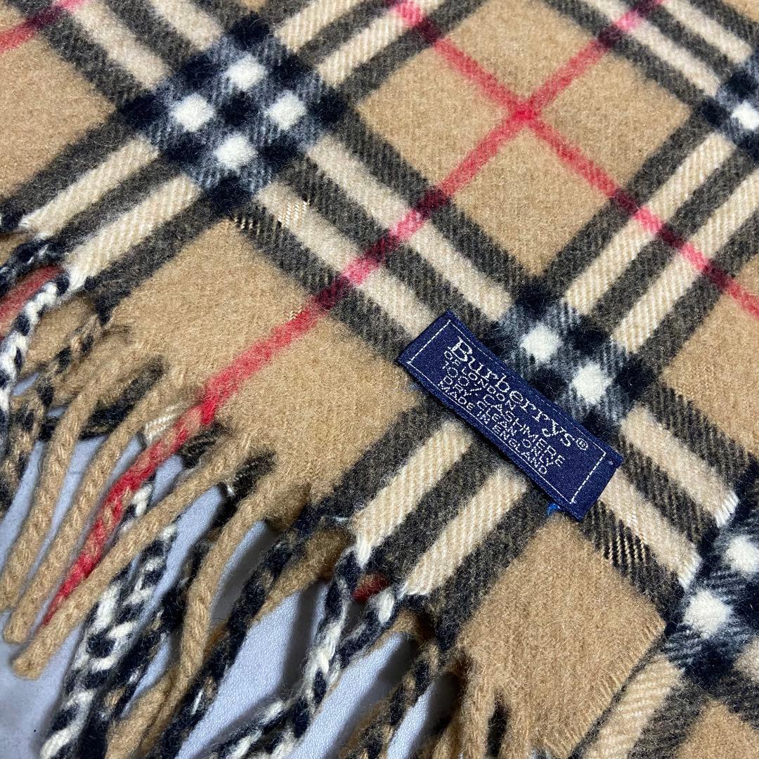 Burberrys バーバリー CASHMERE マフラー ノバチェックCE90