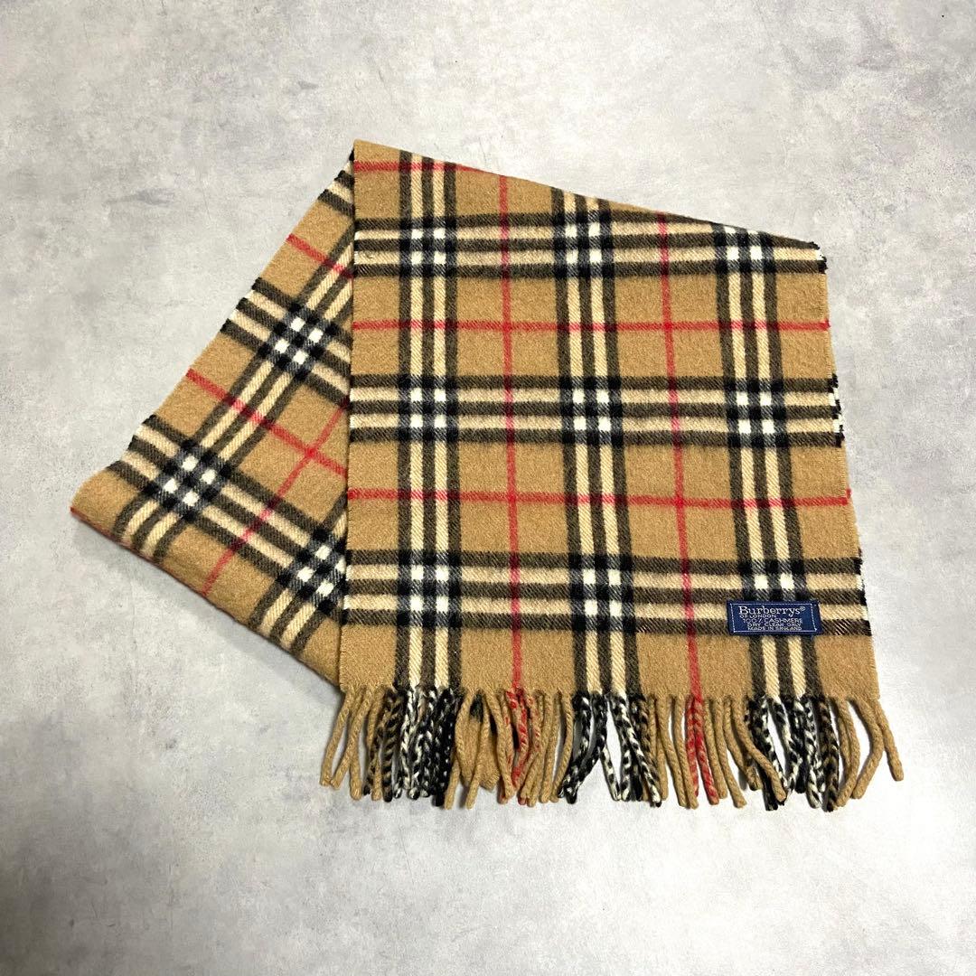 Burberrys バーバリー CASHMERE マフラー ノバチェックCE90