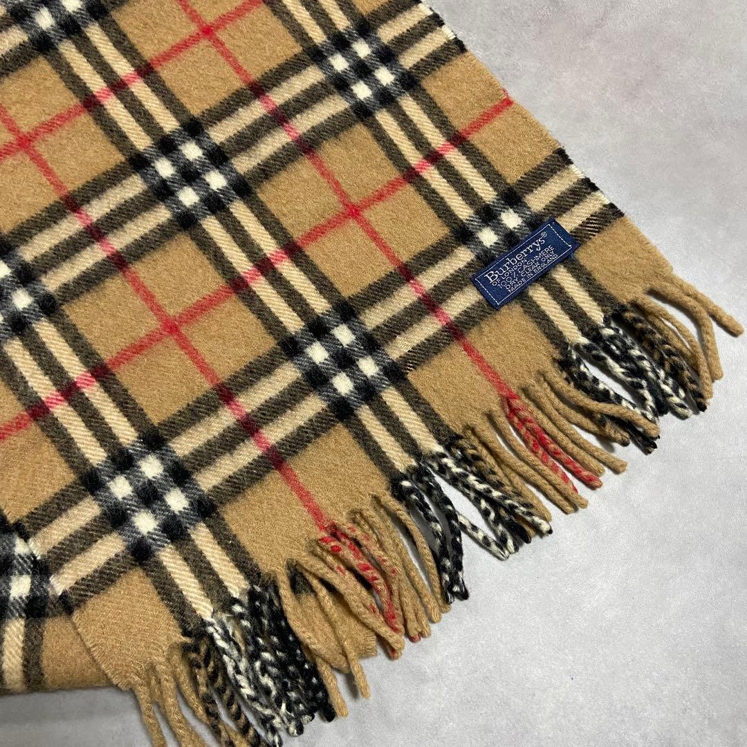 Burberrys バーバリー CASHMERE マフラー ノバチェックCE90