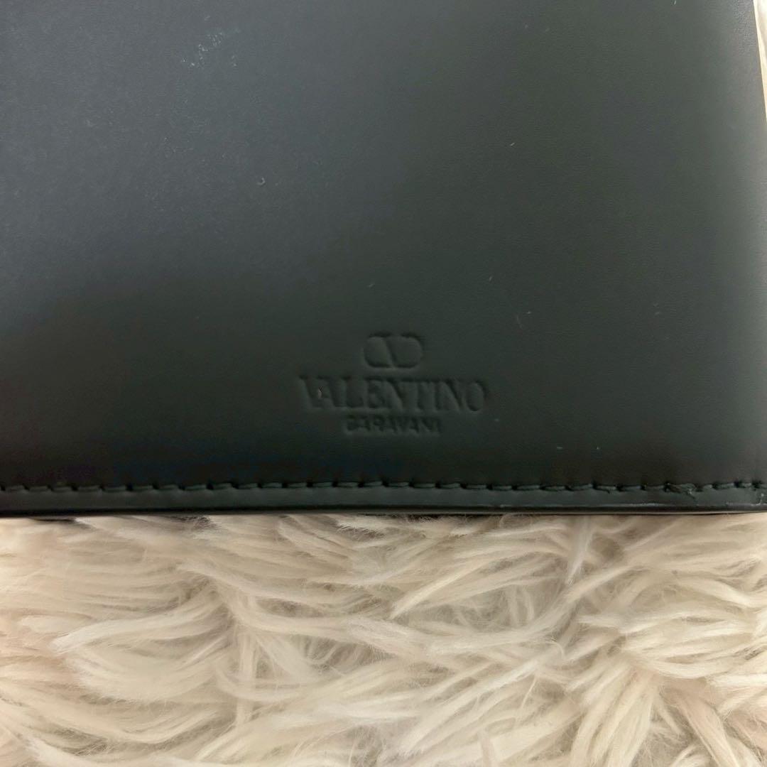 未使用級✨VALENTINO ヴァレンティノ 二つ折財布 ブラック