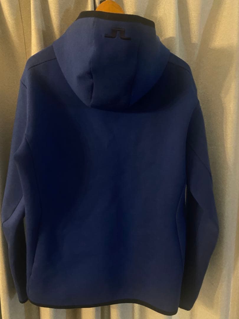 ジェイリンドバーグ　J.LINDEBERG パーカー　ハーフジップ　刺繍ロゴ　L