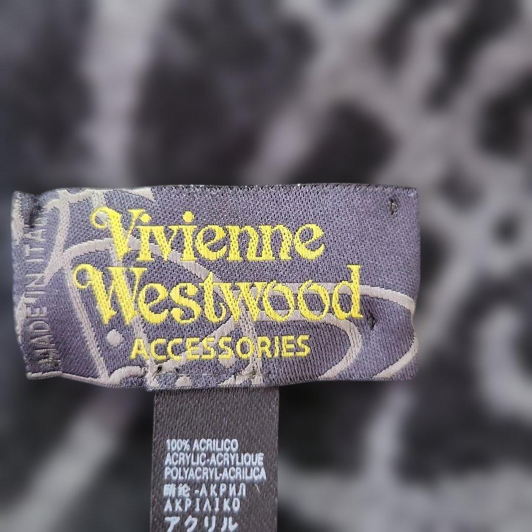 Vivienne Westwood アクリルマフラー グレーとブラック
