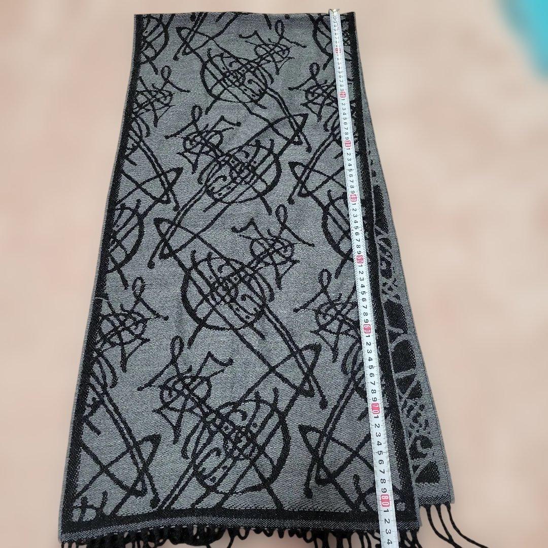 Vivienne Westwood アクリルマフラー グレーとブラック
