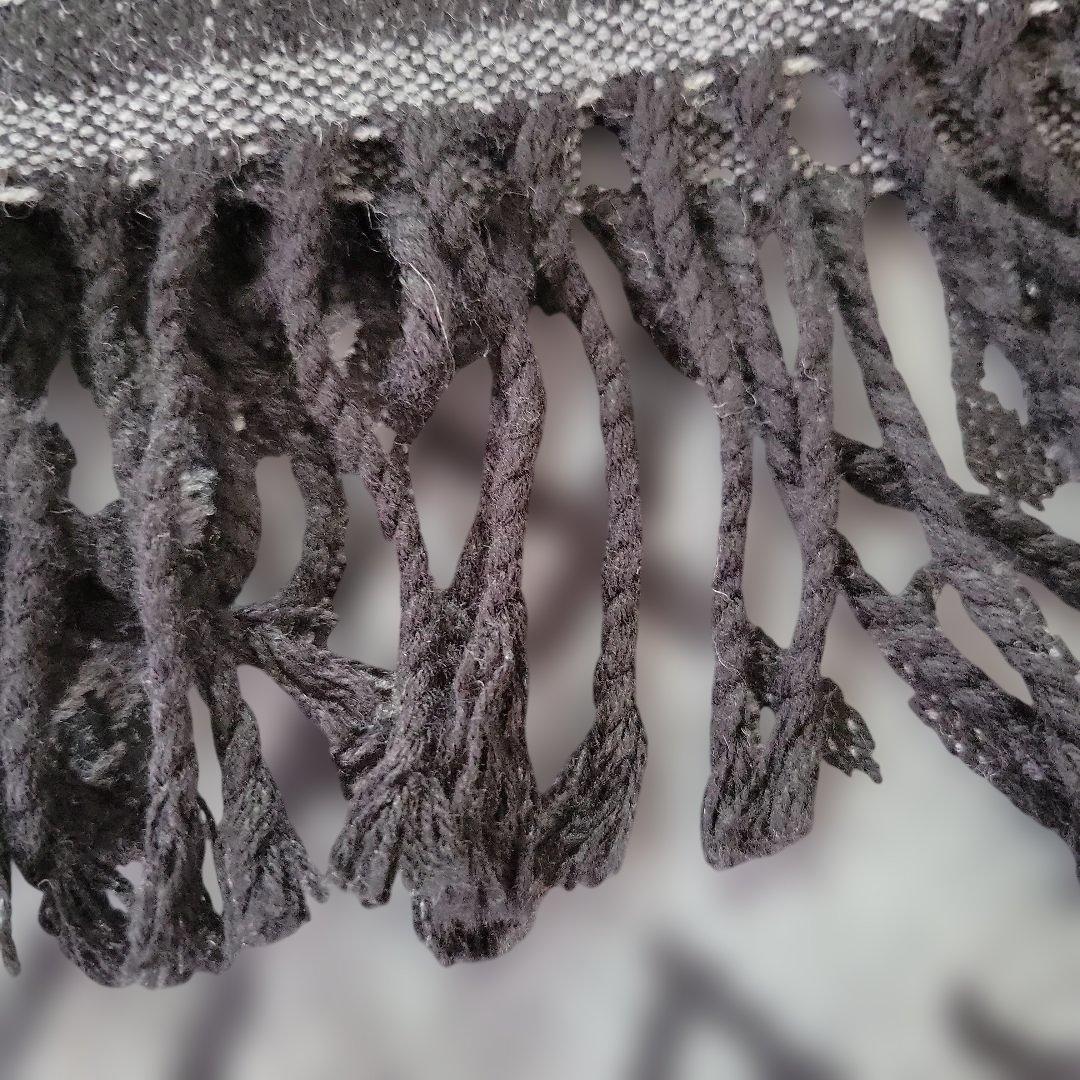 Vivienne Westwood アクリルマフラー グレーとブラック