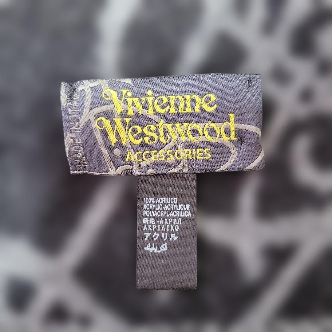 Vivienne Westwood アクリルマフラー グレーとブラック