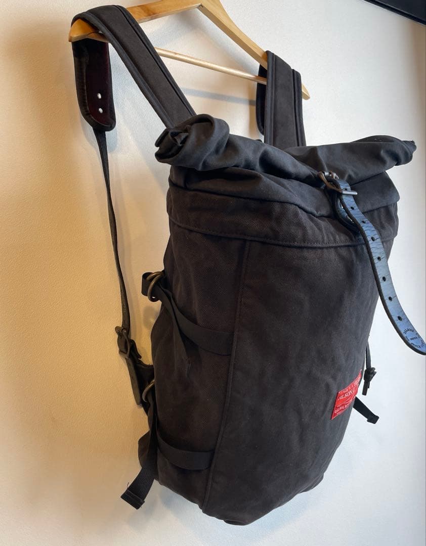 filson バッグ　リュック　バックパック　ロールトップ　ブライドルレザー